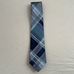 MICHAEL Michael Kors multicolor blue green silk tie